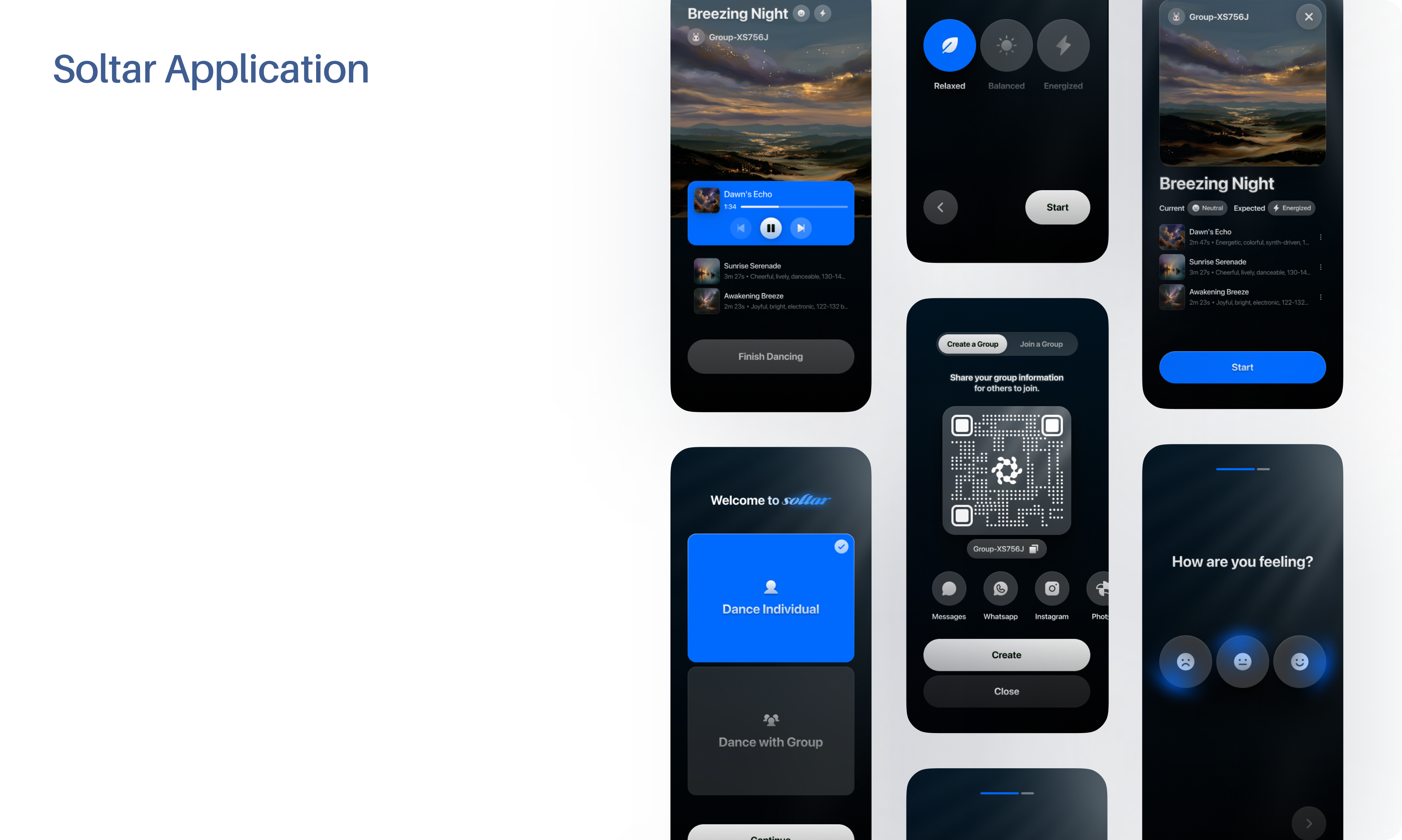 Soltar app overview