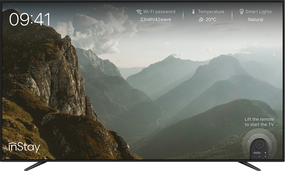 InStay Smart TV Standby screen